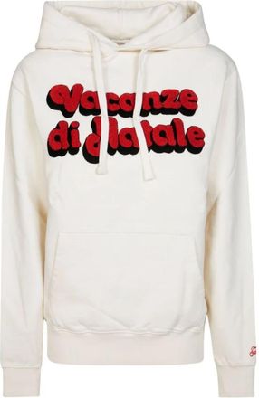 MC2 Saint Barth Vacanze Logo Hoodie - Heren - Hoodies - Wit - M - Hoodies & sweatvesten