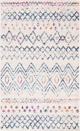 Safavieh Alfombra beige/azul marino 91 x 152 cm