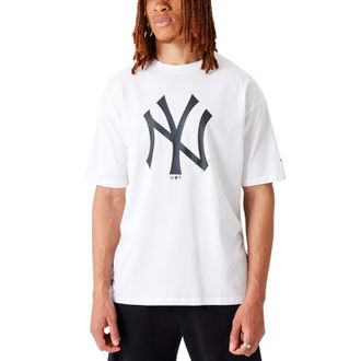 New Era New York Yankees League Essentials Oversized T-Shirt - M White