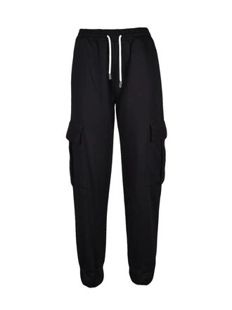 Sunstripes Tracksuit Pants with Elastic Waistband and Cargo Pockets