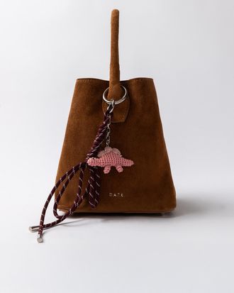 D.A.T.E. paniere bag suede cuoio