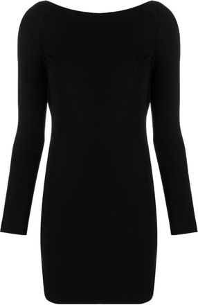 Dsquared2 Stijlvolle Korte Jurk - Dames - Korte kleedjes - Zwart - M - Katoen - Kleedjes