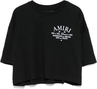 Amiri T-shirt met print - Zwart