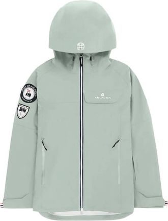 Amundsen & Scott Mens Peak Jacket In Faded Woad Green