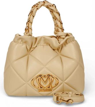 Love Moschino Handtas - Dames - Handtassen - Geel - ONE Size - Leer - Tassen