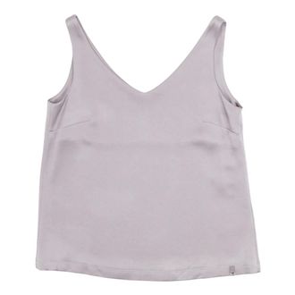 Herno Sleeveless Tops, female, Purple, Size: M Sleeveless Top