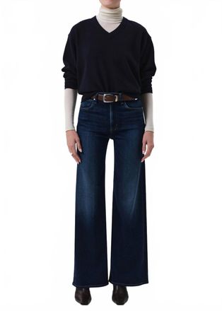 Citizens Of Humanity Lyra Long Wide Jean In Dark Indigo
