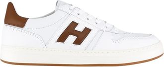 Hogan Platte schoenen - Heren - Sneakers - Wit - 40 EU - Schoenen