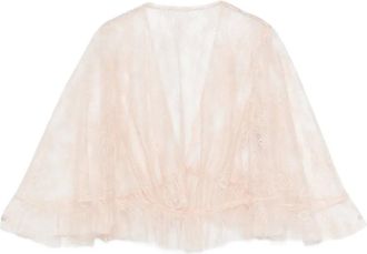 Alberta Ferretti Top con ruches - Rosa