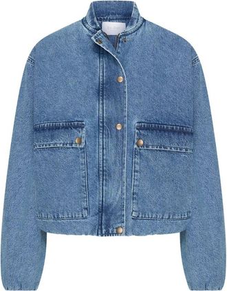 By-Bar Amsterdam Maggie Denim Jacket - Dames - Spijkerjassen - Blauw - XL - Denim - Jassen