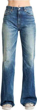 Denimist The Dena Jean - Dames - Bootcut Jeans - Blauw - W27 - Katoen - Jeans