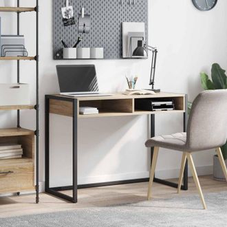 vidaXL vidaXL Scrivania Sonoma 100 x 50 x 75 cm Legno multistrato