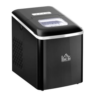 HOMCOM Ice Maker 12kg - Black | TJ Hughes