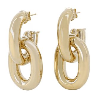 Paco Rabanne Xl Link Hoops Ohrring Paco Rabanne Gold Metall