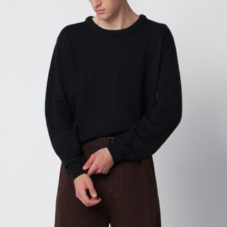 Christophe Lemaire Maglione girocollo Coal in misto lana dalpaca