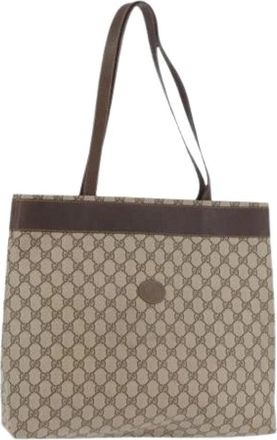 Gucci Pre-owned Vintage Tote Bag - Dames - Vintage Shopper - Beige - ONE Size - Vintage