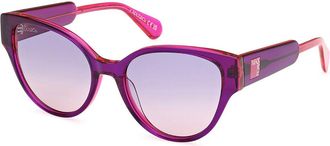 Max & Co. MO0095 81Z Womens Sunglasses Purple Size 54
