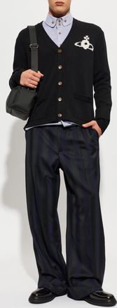 Vivienne Westwood Button Karl Shirt, Mens, Grey