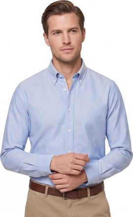 John Miller business overhemd John Miller lichtblauw