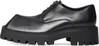 Balenciaga (WMNS) Balenciaga Rhino Derby Shoes Black Smooth Calfskin 712391WBB501000