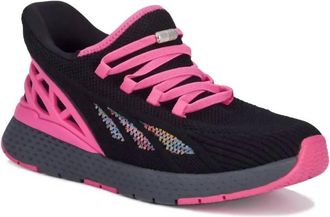 Drew Womens Halo Step In Shoe In Black / Pink Combo