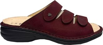 Finn Comfort Hellas Womens Mules, Bordeaux Red, 8.5 UK