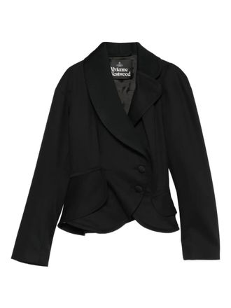 Vivienne Westwood Stormy blazer met sjaalrevers en knopen - Zwart