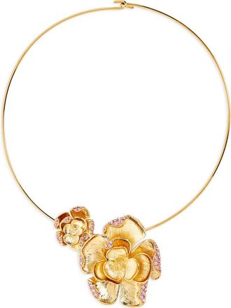 Oscar De La Renta Double Rose Necklace at Nordstrom