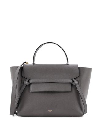 Celine Belt Bag Textured Leather Mini shoulder bag - Grijs