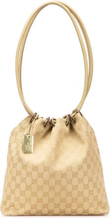 Gucci 2000-2015 GG Canvas schoudertas - Bruin