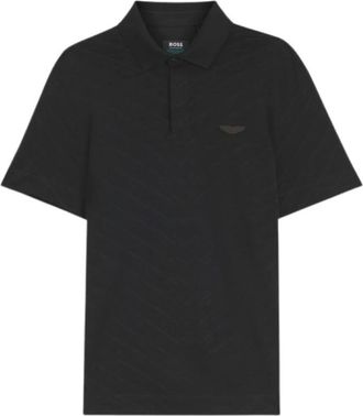 HUGO BOSS Tops > Poloshirts - Heren - Polos - Zwart - L - Tops