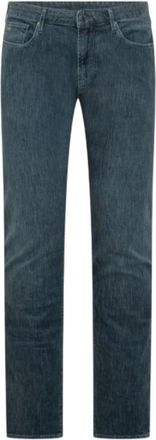 Emporio Armani Slim-fit Jeans - Heren - Regular Fit Jeans - Blauw - W33 - Katoen - Jeans