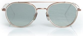 Thom Browne TB801 sunglasses with mirrored lenses