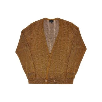 Emporio Armani Openworked viscose cardigan Man L