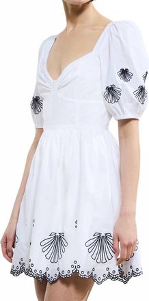 French Connection Cambria Cotton Dress In White