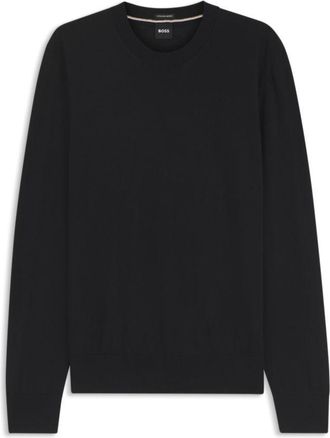 BOSS Merino wool sweater in a regular fit