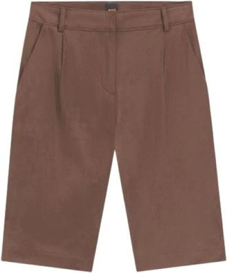 HUGO BOSS Dames, Korte broeken, Bruin, Maat: M