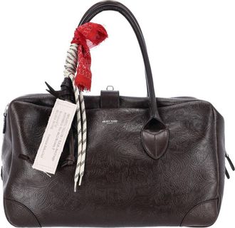 Golden Goose Brown Vita Medium Calfskin Tote Bag