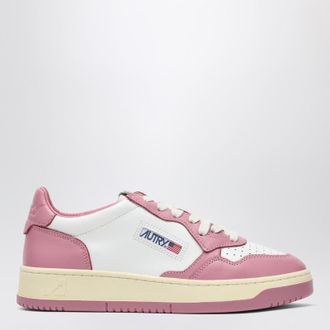 Autry White/pink Medalist sneakers