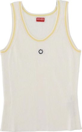 Kenzo Donna, Top, Bianco, M, new