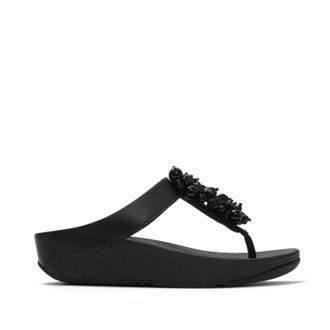 FitFlop Fitflop Womens Fino Bead-Cluster Toe Post Sandals