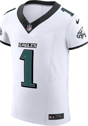 Nike Jalen Hurts Philadelphia Eagles Nike Mens Dri-FIT NFL Elite Jersey in White | 01PG0G5V86F-8Y1
