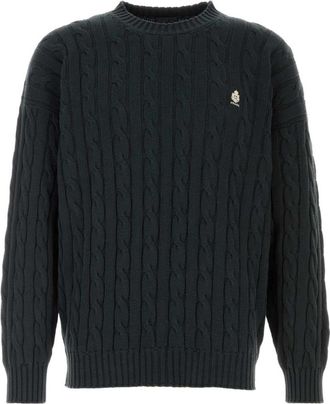 Prada Black Crew Neck Sweaters