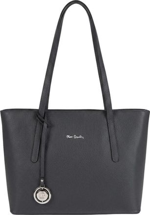 Pierre Cardin Schoudertas - Dames - Shoppers - Zwart - ONE Size - Leer - Tassen
