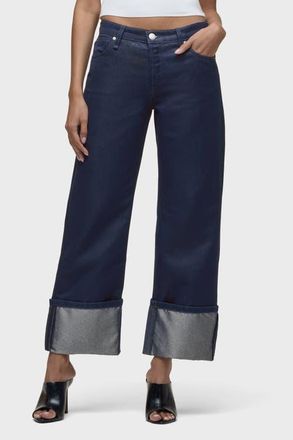 Hudson Rosie Wide Cuff in Indigo Metallic at Nordstrom, Size 3128