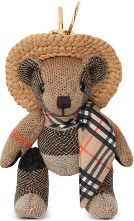 Burberry Keyrings, female, Beige, Size: ONE SIZE Thomas Bear Charm