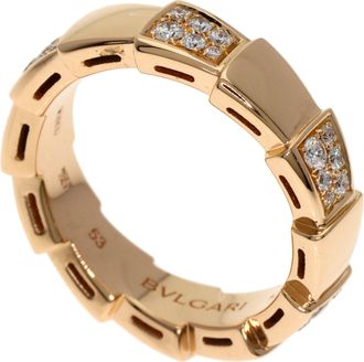 Bulgari Serpenti Pink Band Ring (Pre-Owned)