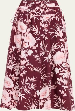 Cara Cara Meret Printed Midi Skirt