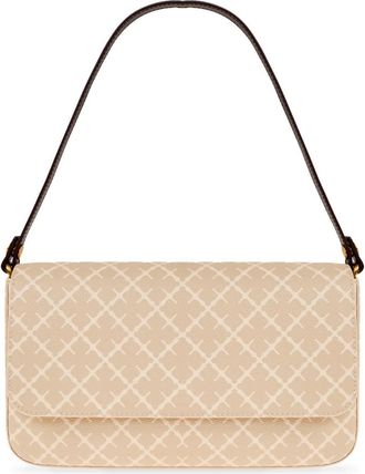 By Malene Birger Tallie Schoudertas - Dames - Schoudertassen - Beige - ONE Size - Leer - Tassen