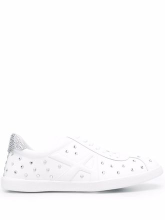 Aquazzura Sneakers verfraaid met kristallen - Wit